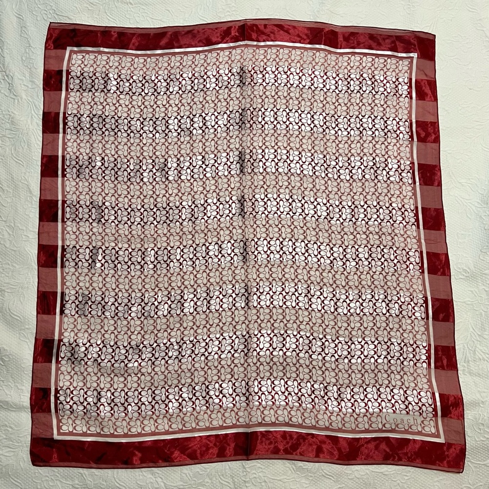 Coach Monogram Large Scarf - Picture 7 of 14